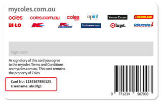 mycoles.com.au - login